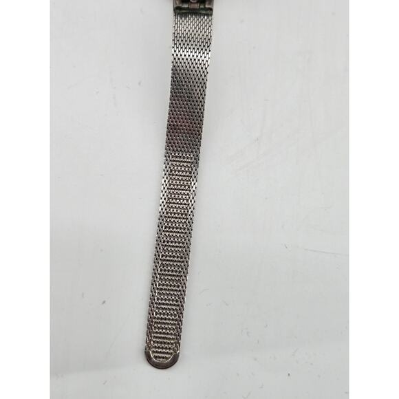Vtg 10k GF Nivada with Kestenmade 10K White Gold Filled Mesh Band 6.5\